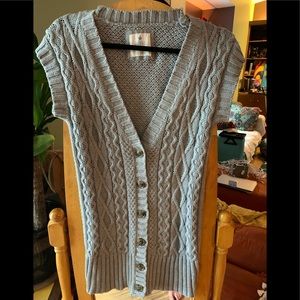 🔥2/$20 Aerie sleeveless sweater duster.